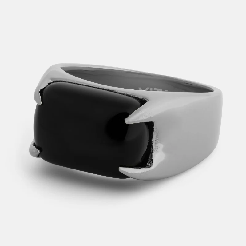 Stainless Steel / Black / 4