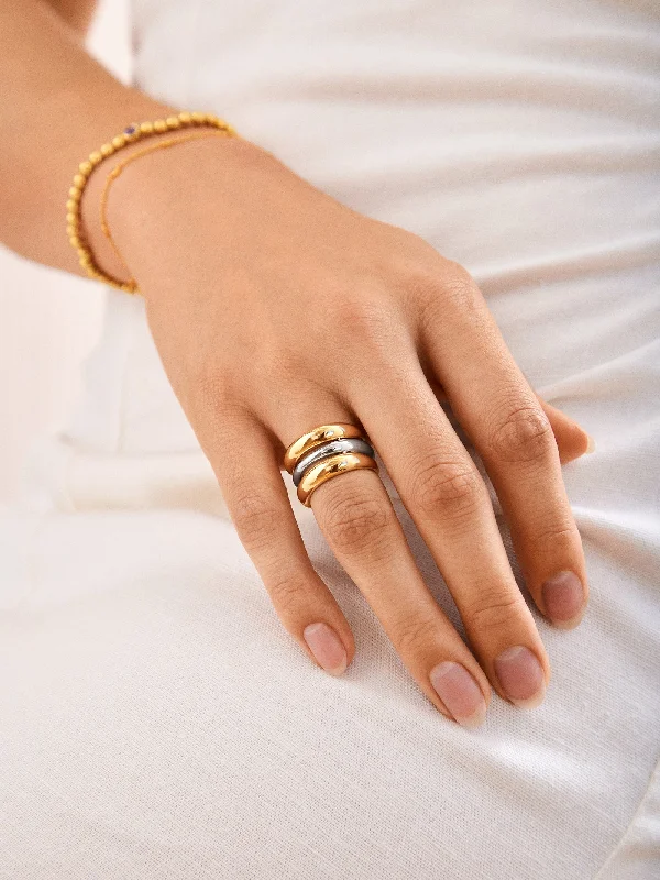Moxie Ring - Gold/Silver Moxie Ring - Gold/Silver
