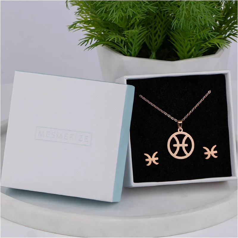 Pisces Necklace Earring Set (20 Feb - 20 Mar)