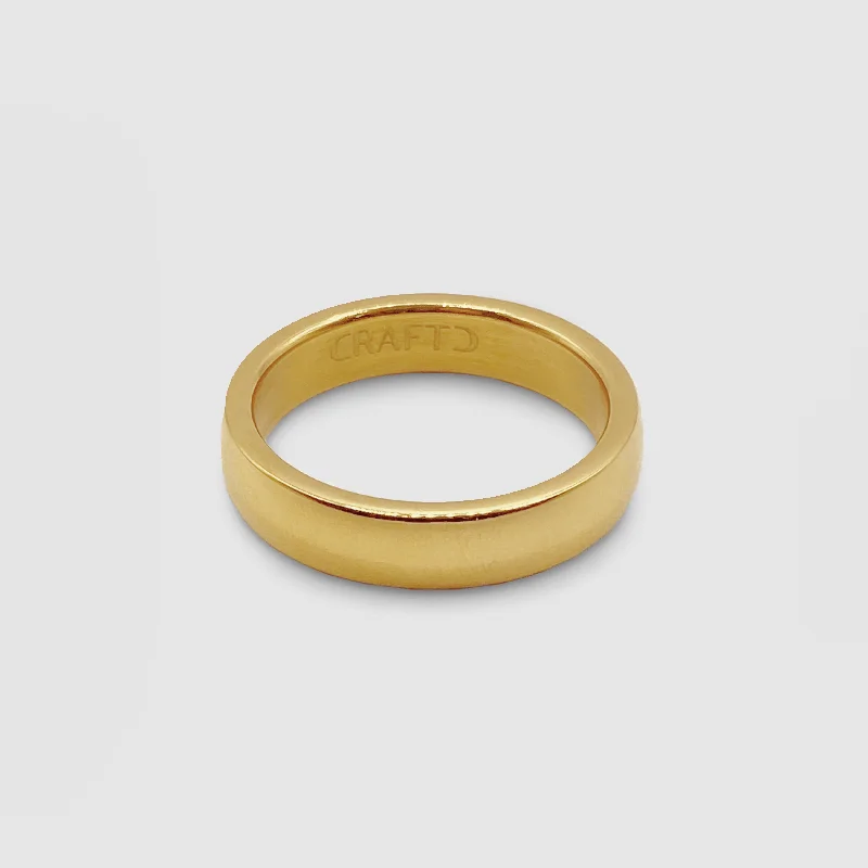 Round Band Ring (Gold) 5mm