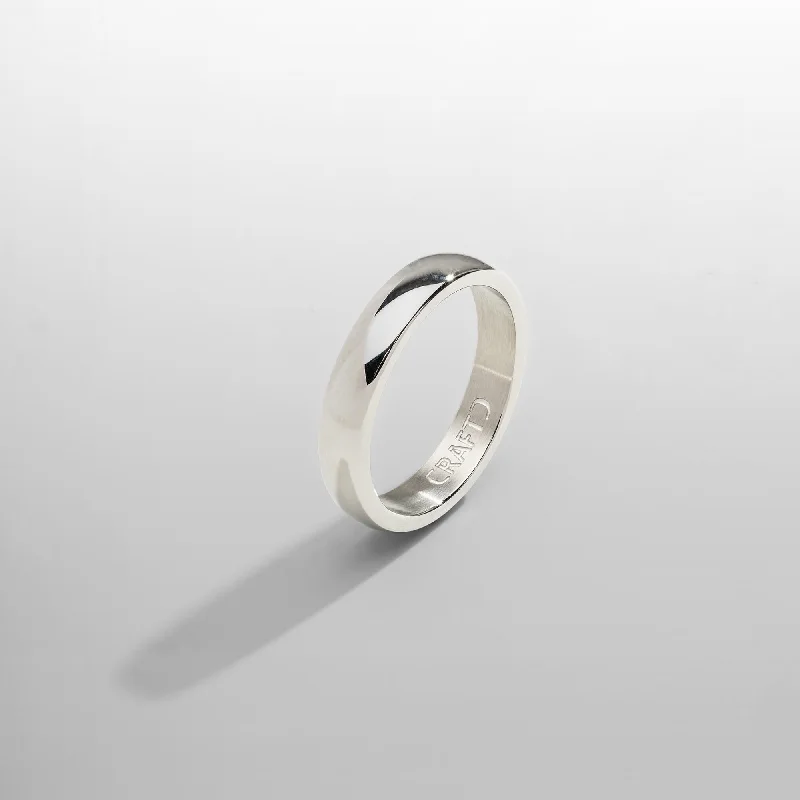 Round Band Ring (Silver) 5mm